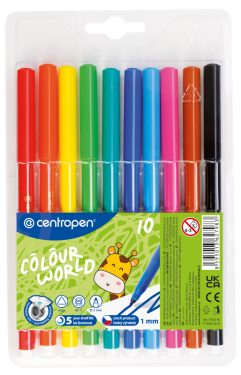 Dětské fixy Centropen Colour World 7550 sada 10ks