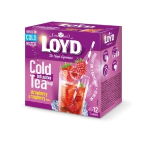 Loyd Ice Tea s příchutí jahody a maliny 12x2,5g