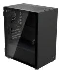 Aerocool CS-111-G-BK-v1 černá / PC skříň / Mini Tower / Micro ATX / Mini-ITX / 2x USB 2.0 / 1x USB 3.2 Gen 1 (ACCS-PC19013.11)
