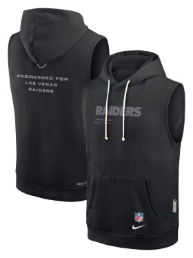 Nike Pánská mikina Las Vegas Raiders NFL 2026 Sideline Standard Issue Sleeveless Hoodie Velikost: 2XL