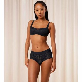 Dámská podprsenka Body Make-Up Illusion Lace Balconette - Triumph černá (0004) 085B