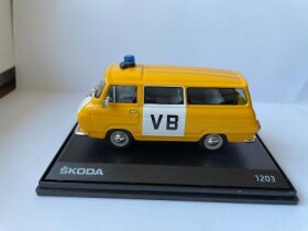 ABREX 1/43 ŠKODA 1203 VEŘEJNÁ BEZPEČNOST, POLICIE ČSSR 143ABSX-715XA