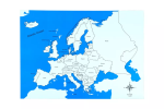 Moyo Montessori Moyo Montessori Kontrolní mapa - Evropa Nová - s popisky