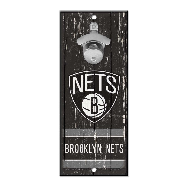 Cedule Brooklyn Nets NBA WinCraft s otvírákem