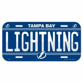 Wincraft Cedule Tampa Bay Lightning NHL License Plate Banner