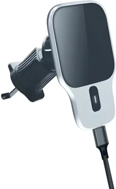 2GO AirClip černá / Magnetický držák do auta do ventilace / MagSafe / bezdrátové nabíjení 15 W (797393)