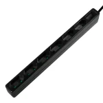 LogiLink LPS231B černá / Prodlužovací kabel / 6 zásuvek / 1,5 m / 250 V / 15 A (LPS231B)