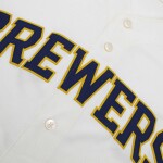 Nike Pánský dres Milwaukee Brewers MLB Home Cream Velikost: S