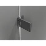 MEXEN/S - Lunar-F L sprchový kout skládací dveře levá 95 x 70, transparent, grafit metal 836L-095-070-95-00-L