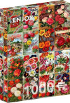 Puzzle Vintage katalog květinových semen 1000 dílků
