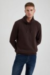 DEFACTO Regular Fit Shawl Collar Thick Sweatshirt