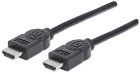Manhattan High Speed černá / HDMI kabel / HDMI (M) - HDMI (M) / 1,8 m / 4K 30Hz / stíněný (306119)