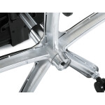 Kancelářské křeslo, houpací mechanismus, černá ekokůže, KA-F1385 BK