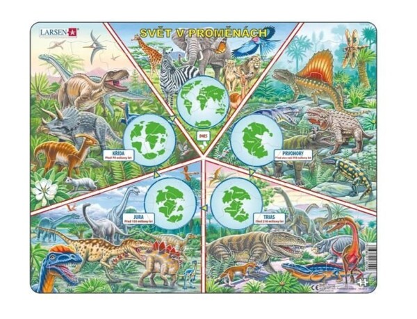 Puzzle Svět v proměnách 100 dílků