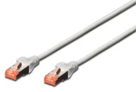 Digitus CAT 6 S-FTP šedá 10 m / Patch kabel / AWG 27/7 / LSZH / Měď (DK-1644-100)