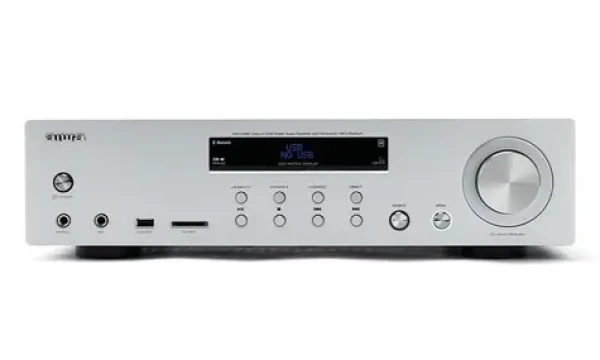 Aiwa AMU-120BTSL stříbrná / AV receiver / 2.0 / 120W / USB / BT (AMU-120BTSL)