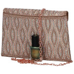 Luxusní dámské psaníčko Michelle Moon Elizara, růžové