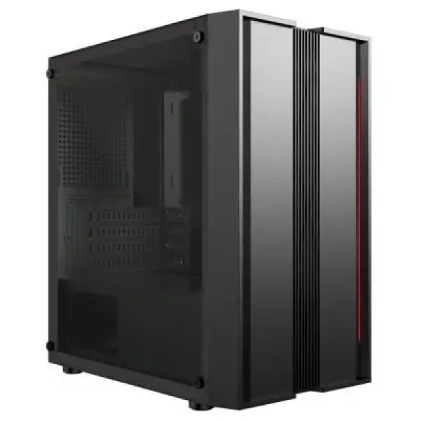 Crono PCC-200-1 černá / PC skříň / Micro-ATX / ITX / bez zdroje / bez ventilátorů (CR-PCC-200-1)