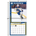 JF Turner Kalendář Buffalo Sabres NHL 2026 Wall Calendar