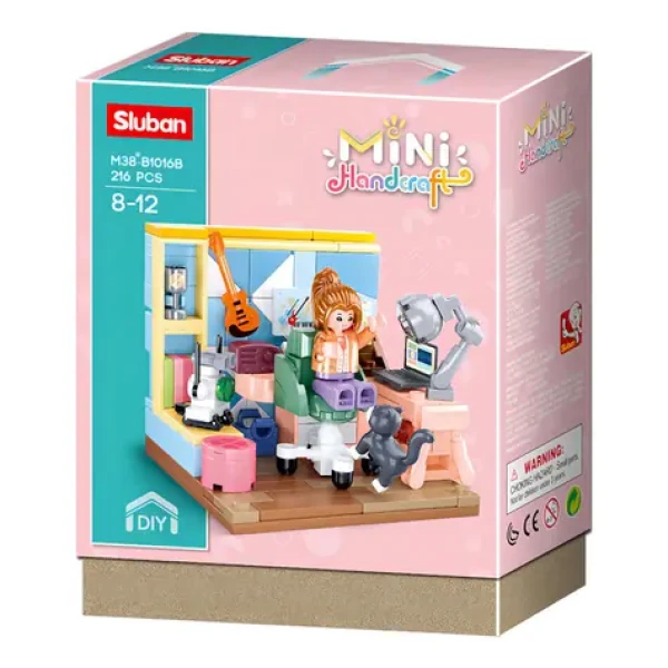 Sluban Girls Dream Mini Handcraft M38-B1016B Studovna