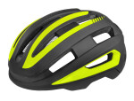 Cyklistická přilba TAKE-OFF, černá/žlutá fluo mat (pro obvod hlavy 58-61 cm)
