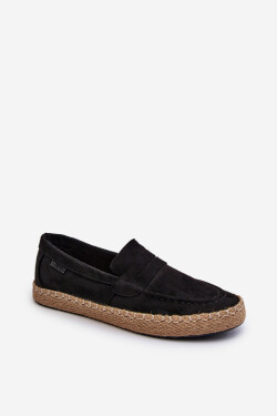 Pánské Eco Suede Espadrilky Big Star Black