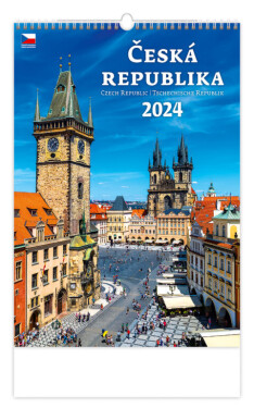 Kalendář nástěnný 2024 - Česká republika/Czech Republic/Tschechische Republik