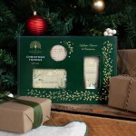 The English Soap Company Dárková sada péče o ruce Under the Mistletoe – 3 ks, zelená barva