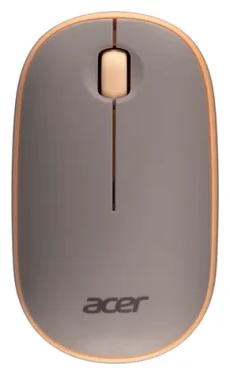 Acer AMR100 béžová / Bezdrátová myš / cestovní / optická / 1600 DPI / 1x AA (GP.MCE11.03J)