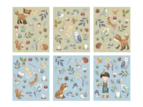 Little Dutch Sada se samolepkami Forest Friends