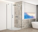 GELCO - TRINITY CHROM čtvrtkruhový kout 900x900 pravý, čiré sklo, GT6590CR-CH GT6590CR-CH