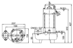 Ponorné čerpadlo HCP SF‐21AU 230V bez plováku