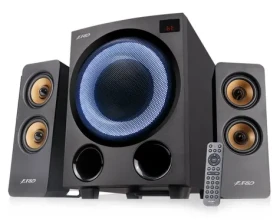 Fenda FD F770X černá / Reproduktory / 2.1 / 76W / BT5.0 / FM rádio / USB přehrávání / optický vstup / dálkové ovládání (REPFEN1056)