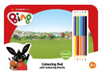 Bing - Kreslící set s pastelkami