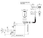 DEANTE - Space-Saver Odpadní sada granitového dřezu, 1-miska, kartáčovaný bronz ZXY_C949