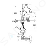 GROHE - Zedra Dřezová baterie s výsuvnou sprškou, supersteel 32294DC2