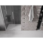 MEXEN/S - Velar posuvné sprchové dveře 90, transparent, chrom 871-090-000-01-01