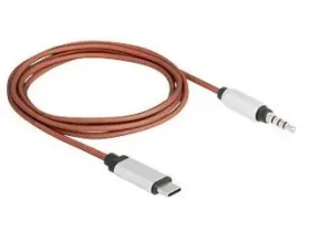 Delock AUX kabel USB-C - jack 3,5mm 4pin / Kabel / 1,2 m (81288)