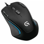 Logitech G300s černá / herní myš / USB / optický senzor / 2500dpi / 9 prog. tlačítek (910-004346)