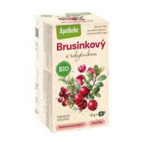 Apotheke Čaj Brusinkový s rakytníkem 20x1,8 g BIO