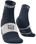 Běžecké kompresní ponožky Compressport Training Socks - 2 páry - Blues/White Velikost: EU 39-41