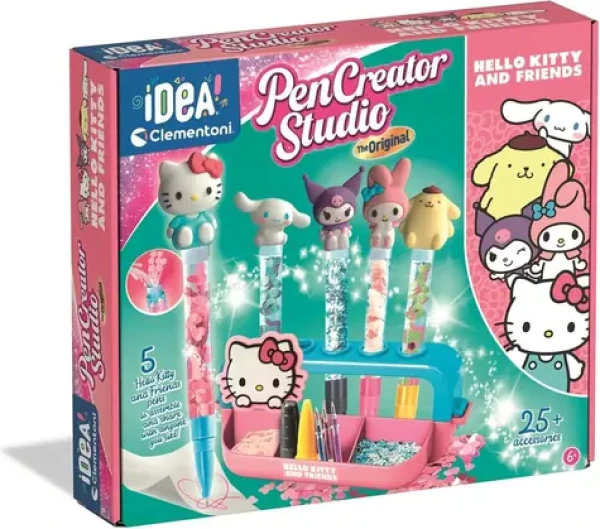 CLEMENTONI IDEA Kreativní sada Továrna na pera Hello Kitty