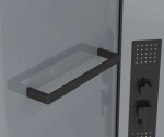 Sprchový box čtvrtkruh 90x90 cm SAT SATBOXS90CT SATBOXS90CT