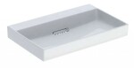 GEBERIT - ONE Umyvadlo 75x48x14 cm, skrytý přepad, bez otvoru pro baterii, vodorovný odtok, KeraTect, bílá 505.035.00.1