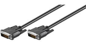 MicroConnect Kabel DVI-D (24+1) Dual Link 1m černá (MONCC1)
