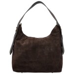 Módní dámská kožená kabelka na rameno Beatrix, tmavě hnědá