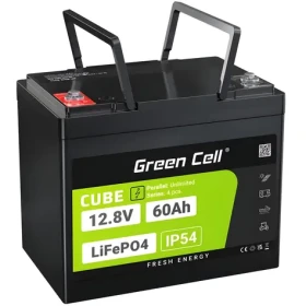 Green Cell LFPGC12V60AH / Baterie LiFePO4 / 12,8V / 60Ah / 768Wh (LFPGC12V60AH)