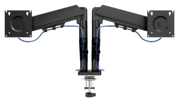 Tracer Double Armflex černá / Stolní držák monitoru a notebooku / VESA 100x100 / 13-32" / nosnost 18 kg (TRAUCH47660)