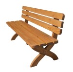 Rojaplast STRONG MASIV zahradní lavice dřevěná - 180 cm