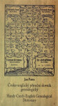Česko-anglický příruční slovník genealogický Jan Pařez